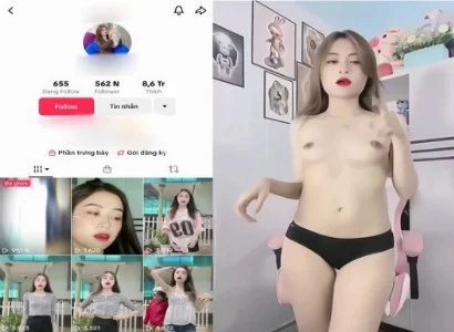 Anh chơi em Tiktoker da trắng ngon khỏi bàn